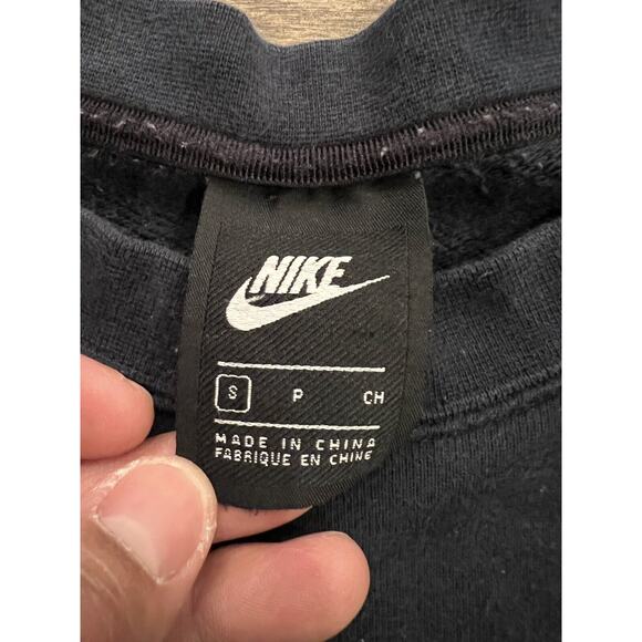 Nike Sportswear Crewneck Mens Navy French Terry Sweatshirt Size S AR1622-475 - Picture 6 of 10